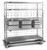 Eagle Group ECDTS2160C 21" x 60" x 70" exchange carts - ECDT series, (1) 3" tote boxes, (4) 6