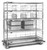 Eagle Group ECES2448C 24" x 48" x 72" exchange carts - ECES series, 2 tote boxes, 4 shelf di
