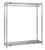 Eagle Group GRS1836C 18" x 36" stationary garment rack, with one top and one bot