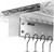 Eagle Group HBK-60EP 60" electropolished finish, hanger bar kit. 17 hanger slots.
