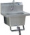 Eagle Group HSA-10-1FK 14 3/4" x 18 7/8" x 17 1/2" knee-operated wall-mounted unit, includes