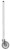 Eagle Group HDSP86-VG 86" Valu-Gard green epoxy post for quik-set solid shelving.