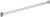 Eagle Group LR42-W 42" white, Stand-Outs decorative left-to-right hanger rail.