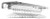 Eagle Group KB72-C 72" optional chrome keeper bar. Makes Hangers non-removable. 27 hanger