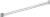 Eagle Group LR60-BL 60" black, Stand-Outs decorative left-to-right hanger rail.