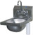 Eagle Group HSAN-10-F-DS 17 13/16" x 12 1/8" x 14 1/4" hand sink with deck mounted soap dispens