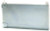 Eagle Group MMNSFB-K-18-L 18" NSF-approved grey epoxy single foot bracket with knob, left - for