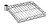 Eagle Group MS-C 7" x 7" optional mouse shelf for mobile computer workstation