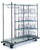 Eagle Group PCH2460-C 24" x 60" heavy duty, patient article cart, 36" intermediate shelf, 12