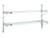 Eagle Group PWE18-1C (1) 18"-width shelf with 14" post, chrome finish, end unit - prepacka