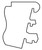 Eagle Group S18 18" Streater replacement bracket for wire display shelving.