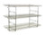 Eagle Group S3-3B-SSW1824C 18" x 24" chrome finish, 3 tier bracket kit, 3 shelves and 1 pair of b
