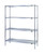 Eagle Group S4-74-2142C Chrome Four-Shelf Starter Unit, 21" W x 42" L x 74 H