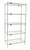Eagle Group S5-86-2130V Valu-Master gray epoxy Five-Shelf Starter Unit, 21" W x 30" L x 86 H