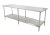 Eagle Group T24108SB 24" x 108" 16/430 stainless steel top worktable; flat top, stainless s