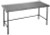 Eagle Group T4848STEM 48" x 48" 14/304 stainless steel top worktable; flat top and stainless