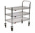 Eagle Group U3-1836C-RP 18" x 36" RediPak 3-shelf cart, includes one handle, two