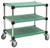 Eagle Group U3-L2336PSM 23" x 36" LIFESTOR polymer utility cart, stainless steel finish
