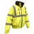 Radians SJ21-3ZGS-2X HI Viz Jacket Class 3, Three-In-One Bomber Jacket, Green, 2X-Large