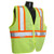Radians SV225-2ZGM-4X Saftey Vest Class 2 Fire Retardant Two Tone, Mesh Green, 4X-Large