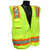 Radians SV46G2X 5 PT. Breakawy Safety Vest Class 2, Breakaway Surveyor Two Tone Breakaway Green