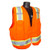 Radians SV62-2ZOT-L Saftey Vest Class 2, Two Tone Surveyor, Solid Twill Orange, Large