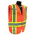 Radians SV23-2ZOM-XL/2X Saftey Vest Class 2, Expandable Vest Orange, XL/2XL