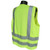 Radians SV8GSXL Saftey Vest Class 2, Solid Class 2 Green, X-Large