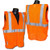 Radians SV4OM4X 5 PT. Breakawy Safety Vest Class 2, Breakaway Mesh Orange, 4X-Large