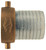 Dixon SB22 1 1/2" Plated Iron w/brass nut Fema