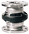 Dixon SBC800SSFL 8" 316SS Industrial Breakaway 150# Flange Both Ends, FKM Seals