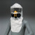 Allegro 1413 Disposable Half Mask Hood, Coated Polypropylene,12/Pkg