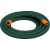 1-1/4" Blast Hose Assembly, Green, 25 Feet, Nylon Fittings