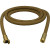 1" Blast Hose Assembly, Tan, 12-1/2 Ft, Brass Fittings
