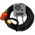 Blast Light Complete, W/120VAC To 12VDC Converter, Halogen, 20W, 150' Cord
