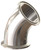 Dixon T2KMP-200PL 2" BPE Clamp 45 Elbow - SF1