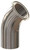 Dixon T2KM-100PL 1" BPF Clamp x Weld 45 Elbow SF1