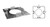 MetalBest 106461 Gas Vent Firestop Spacer, 6" ID, Framing Size A&B: 8 1/2"