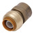 DIXON U094 Sharkbite Push-Fit Straight Connectors,Forged Brass