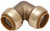 DIXON U256 Sharkbite Push-Fit Elbows,Forged Brass