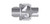 Dixon V10JM10 1 1/4" H-STYLE NIPP, 1 1/4" M-JIC, Body Material: STEEL Body Size: 1-1/4"