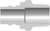 Dixon V6M6-SS-E 3/4" H-COUPL, 3/4" M-NPTF, 316SS, U Body Material: 316 STAINLESS Body Size: 3/4"