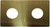 Dixon WP2HSP-P 2 HOLE WALL PLATE, 3-3/8" DIAM, 7-5/8" CENTERS, STANDPIPE, POL BR