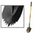 Midwest Rake 49630 Shark Tooth Shovel, 48" Yellow FH