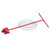 Midwest Rake 85424 4" Diameter Sprinkler Head Trimmer, 5/8" Steel Rod Shaft