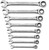 Gearwrench GWR85599 8 Pc. Ratcheting Open End Wrench SAE