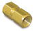SMC CHK BRS 450-4F4F-B Check Valve, Poppet, Brass, 1/4 In, FNPT