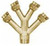 AY McDonald 4127050 08Y4M2 2X3/4 Y-BRANCH
