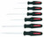 Crescent SDD6 6 Piece Dura-Driver General Purpose Screwdriver Set, Carded