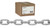 Campbell 0315014 5/0 Straight Link Machine Chain, Bright, 100' per Carton